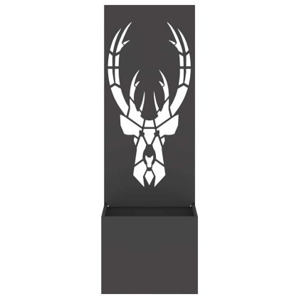 Екран за градинска неприкосновеност Черно 50 x 140 cm