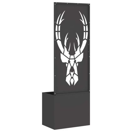 Екран за градинска неприкосновеност Черно 50 x 140 cm