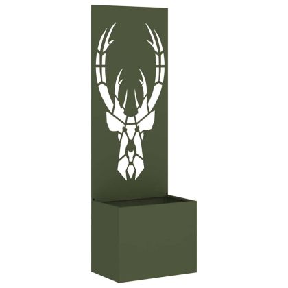 Екран за градинска неприкосновеност Маслиненозелен 50 x 140 cm