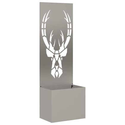 Екран за градинска неприкосновеност Ръждясало 50 x 140 cm