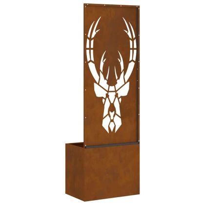 Екран за градинска неприкосновеност Ръждясало 50 x 140 cm