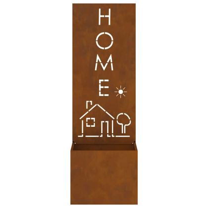 Екран за градинска неприкосновеност Ръждясало 50 x 140 cm