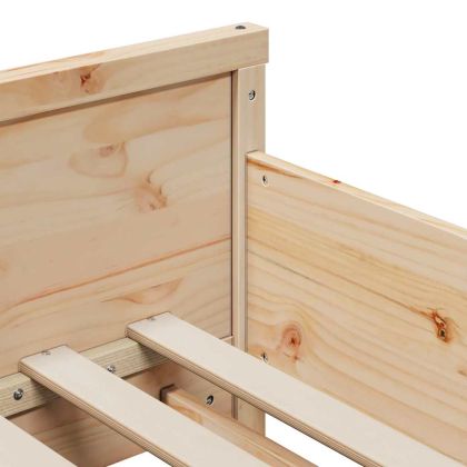 Рамка за легло с таблото Кафяво 80 x 200 cm Инженерно дърво