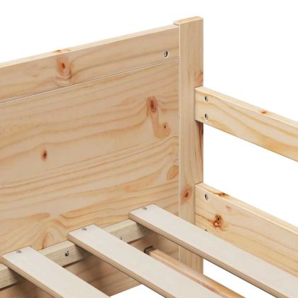 Рамка за легло с таблото Кафяво 80 x 200 cm Инженерно дърво