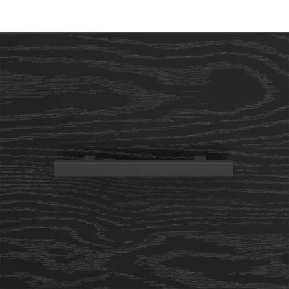 Нощен шкаф Черен дъб 35 x 35 x 20 см Инженерно дърво