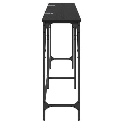 Конзолна маса Черния дъб 180 x 30 x 75 см Инженерно дърво
