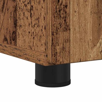 Шкаф за баня със съхранение с врата Старо дърво 61 x 35 x 64 см