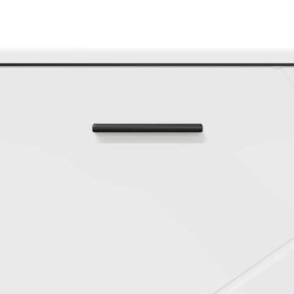 Шкаф за баня Бяло 76,5 x 35 x 64 см Инженерно дърво & Метал