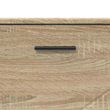 Шкаф за баня с чекмедже с врата Сонома дъб 76,5 x 35 x 64 см