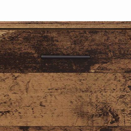 Шкаф за баня с чекмедже с врата Старо дърво 76,5 x 35 x 64 см