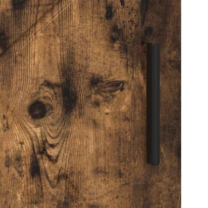 Шкаф за баня Димян дъб 60 x 35 x 80 см Инженерно дърво & Метал