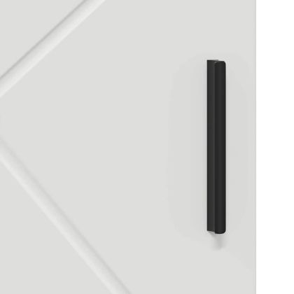 Шкаф за баня Бяло 30 x 35 x 95 см Инженерно дърво & Метал