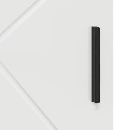 Шкаф за баня със съхранение Лъскаво бяло 30 x 35 x 95 см