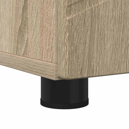 Шкаф за баня със съхранение с врата Сонома дъб 30 x 35 x 192 см