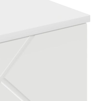 Шкаф за баня Монтиране на стена Лъскаво бяло 30 x 31,5 x 61 см