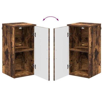 Шкаф за баня Монтиране на стена Димян дъб 30 x 31,5 x 61 см