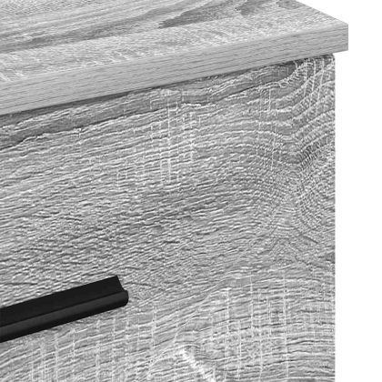 Нощен шкаф Сив сонома 38 x 38 x 66 см Инженерно дърво