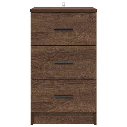 Нощен шкаф с чекмедже Кафяв дъб 38 x 38 x 66 см Инженерно дърво