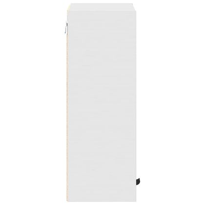 Шкаф за баня Бяло 39 x 23,5 x 65 см Инженерно дърво & Метал