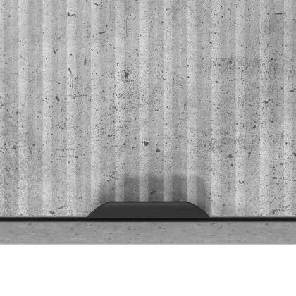 Шкаф за баня със съхранение Циментено сиво 39 x 23,5 x 65 см