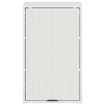 Шкаф за баня Монтиране на стена Лъскаво бяло 39 x 23,5 x 65 см