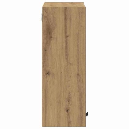 Шкаф за баня Дъб 39 x 23,5 x 65 см Инженерно дърво & Метал