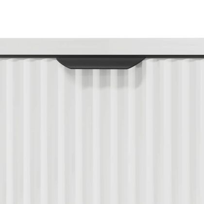 Шкаф за мивка в баня Бяло Със Силен Гланц 60.5 x 33.5 x 61 см