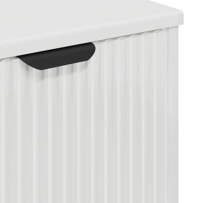 Шкаф за мивка в баня Бяло Със Силен Гланц 60.5 x 33.5 x 61 см