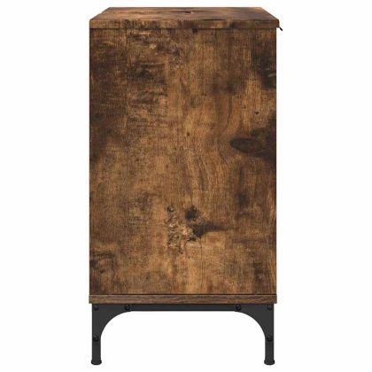 Шкаф за мивка в баня с врата Димян дъб 60,5 x 33,5 x 61 см