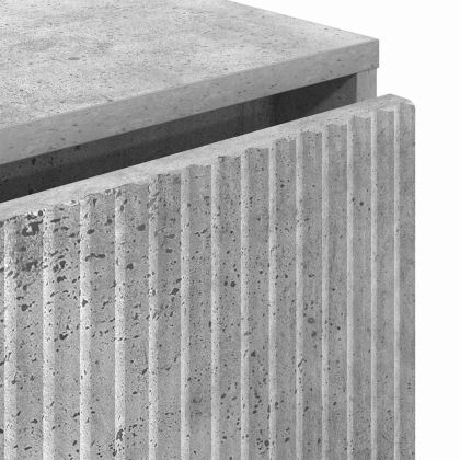 Служебен шкаф Бетонно сиво 79.5 x 33 x 82 см Инженерно дърво