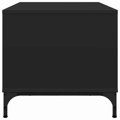 Масичка за кафе Черно 90 x 49 x 46 см Инженерно дърво