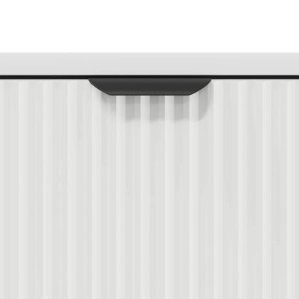 Служебен шкаф с чекмедже Бяло 89.5 x 33 x 82 см Инженерно дърво