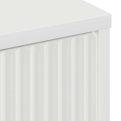 Служебен шкаф с чекмедже Бяло 89.5 x 33 x 82 см Инженерно дърво