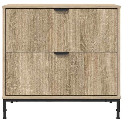 Нощно шкафче дъб сонома 63.5 x 36 x 61 см Инженерно дърво