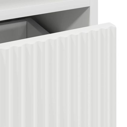 Нощни маси 2 pcs Бяло 49 x 36 x 61 см Инженерно дърво