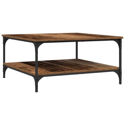 Масичка за кафе Старо дърво 80 x 80 x 40 cm Инженерно дърво