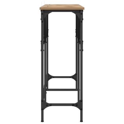 Конзолна маса дъб артизан 140 x 29 x 75 см Инженерно дърво