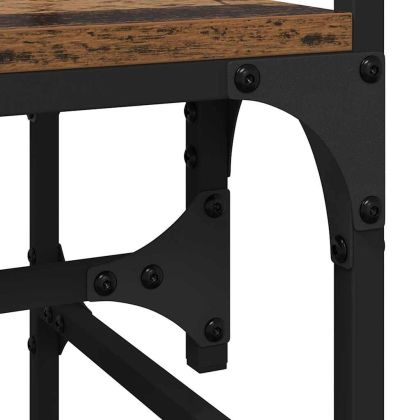 Гардероб с рафт Старо дърво 89 x 39 x 184.5 см Инженерно дърво