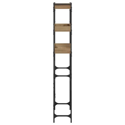 Етажерка за перална машина 67 x 25 x 163 см Инженерно дърво