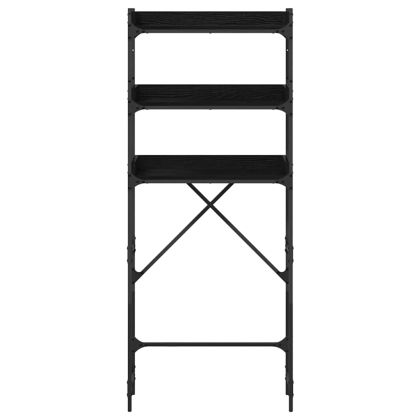 Етажерка за перална машина 67 x 25 x 163 см Инженерно дърво