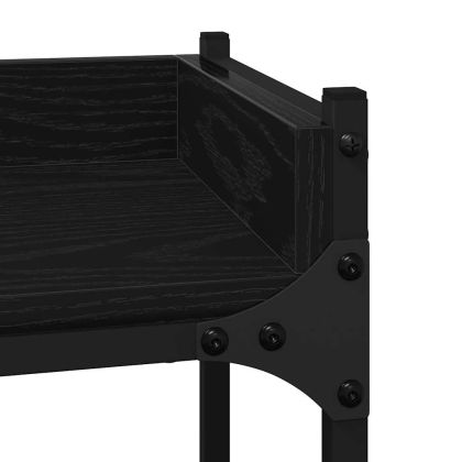 Етажерка за перална машина 67 x 25 x 163 см Инженерно дърво