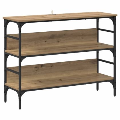 Конзолна маса дъб артизан 100 x 32 x 75 см Инженерно дърво