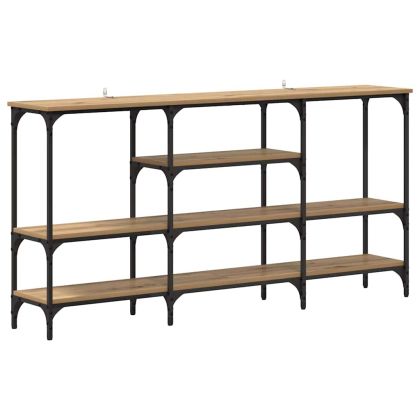 Конзолна маса дъб артизан 160 x 29 x 80 см Инженерно дърво