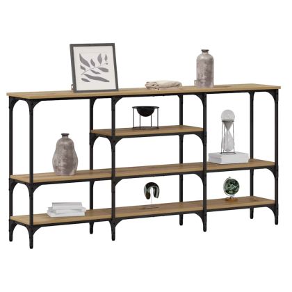 Конзолна маса дъб артизан 160 x 29 x 80 см Инженерно дърво