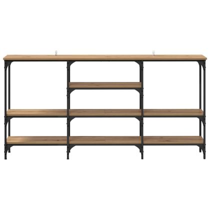 Конзолна маса дъб артизан 160 x 29 x 80 см Инженерно дърво