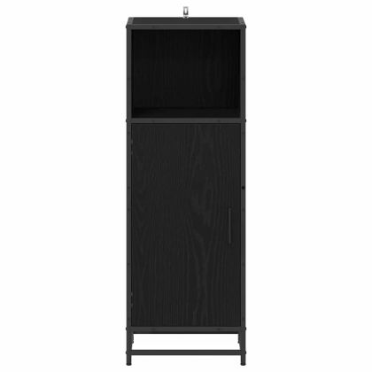 Комплект мебели за баня с рафт Черния дъб 35 x 37,5 x 100 см