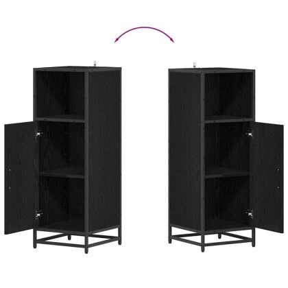 Комплект мебели за баня с рафт Черния дъб 35 x 37,5 x 100 см