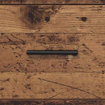 Комплект мебели за баня с рафт Старо дърво 35 x 37,5 x 166 см