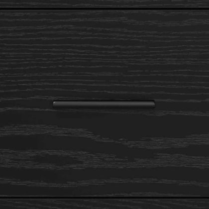 Комплект мебели за баня с рафт Черния дъб 35 x 37,5 x 166 см