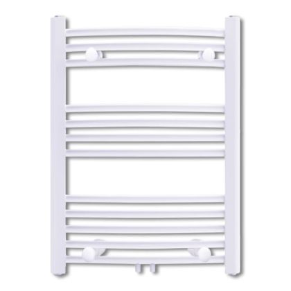 Лира за баня, централно отопление, извита, 500 x 764 мм